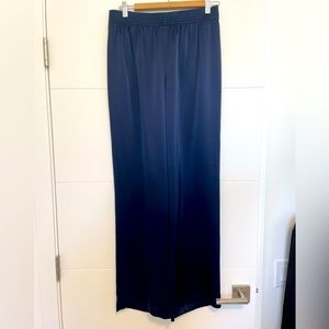 Babaton tribune satin pant in navy M